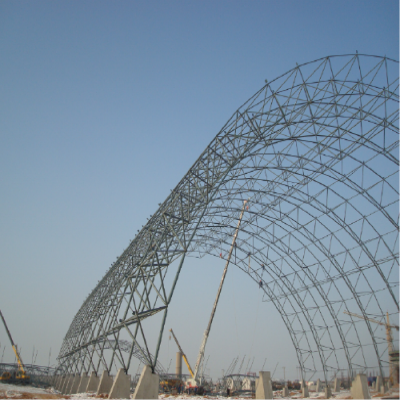 大跨度网架钢结构三个明显优点