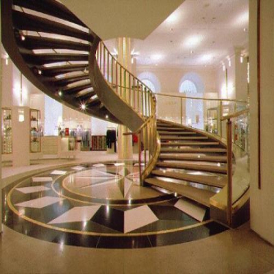 钢结构旋转楼梯设计及尺寸解析及施工安装